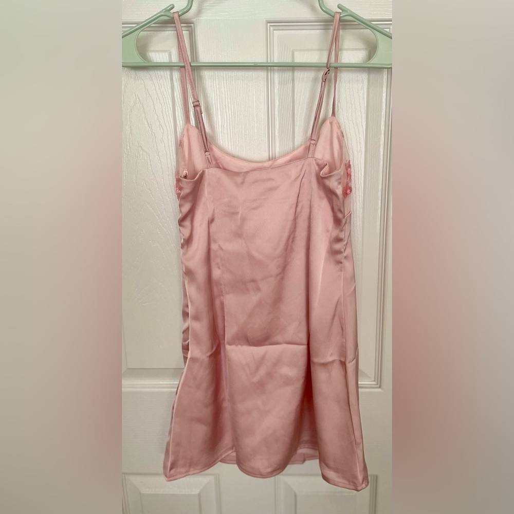 Peppermayo Blush Pink Satin Mini Dress - Picture 2 of 8